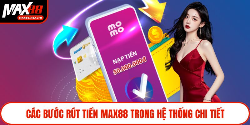 Các bước rút tiền Max88 trong hệ thống chi tiết
