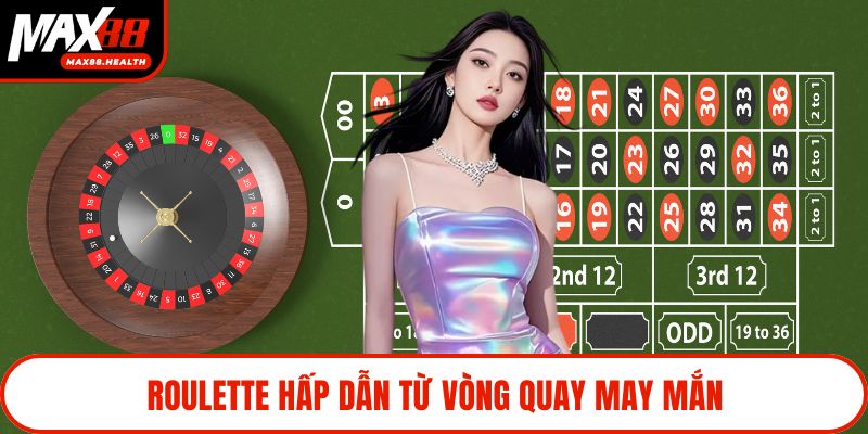 Roulette hấp dẫn từ vòng quay may mắn